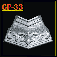 Угол декоративный для плинтуса GLANZEPOL GP33