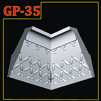 Угол декоративный для плинтуса GLANZEPOL GP35