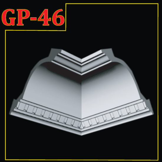 Угол декоративный для плинтуса GLANZEPOL GP46 - фото 1 - id-p188150071