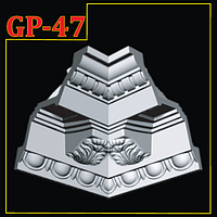 Угол декоративный для плинтуса GLANZEPOL GP47