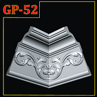 Угол декоративный для плинтуса GLANZEPOL GP52