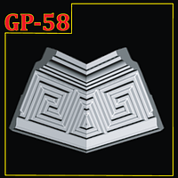Угол декоративный для плинтуса GLANZEPOL GP58