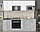 Кухня Интерлиния Мила Лайт 2,2 Вт белый/бетон, фото 3