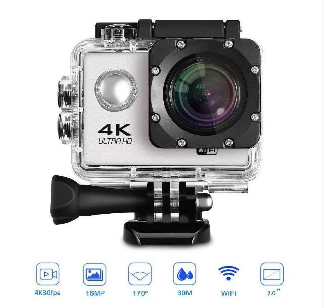 Экшн камера 4К Ultra HD Sports (4K WiFi Action Camera) - фото 7 - id-p188432338