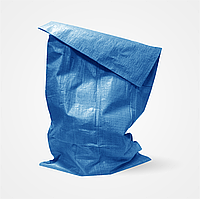Мешки для мусора строительного синие полипропиленовые 90х50 см. Новые