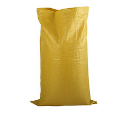 Мешки для мусора строительного желтые полипропиленовые 110х70 см. Новые