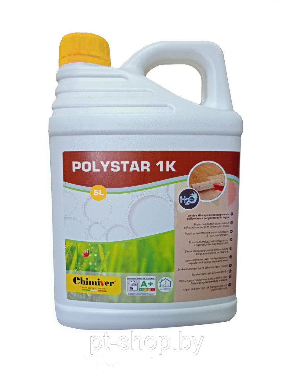 Паркетный лак Chimiver Polystar 1K SL полуматовый  (Италия)  5л