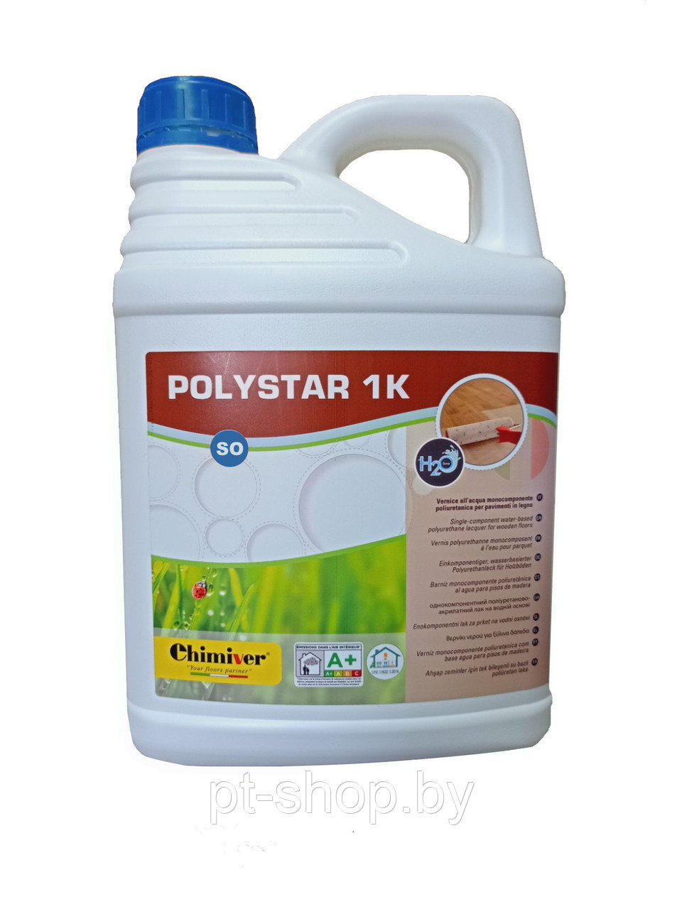 Паркетный лак Chimiver Polystar 1K SO (суперматовый)  5л