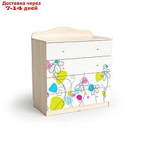 Комод с 4-мя ящиками Flowers, 800х450х910, Шимо светлый