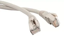 Патч-корд RJ45 - RJ45, 4 пары, FTP, категория 5е, 5 м, серый, TWT, TWT-45-45-5.0/S-GY