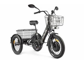 Электротрицикл GREEN CITY e-ALFA Trike черный