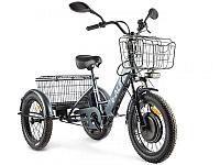 Электротрицикл GREEN CITY e-ALFA Trike темно-серый