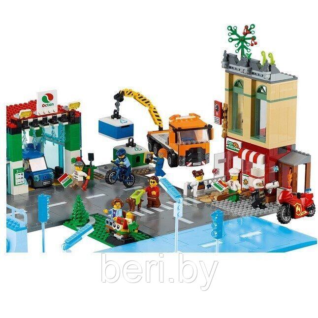 Конструктор Lari City "Центр города", Аналог LEGO City 60292, 842 детали - фото 4 - id-p188385908