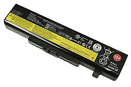 Аккумулятор (батарея) L11L6F01 75+ для ноутбукa Lenovo IdeaPad Y480, 11.1В, 62Wh, 5600мАч, черный