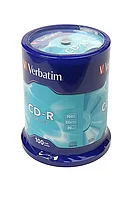 Записываемый компакт-диск Verbatim 43411 CD-R DL 80мин, 700Mb, 52x, CB/100, 1 штука