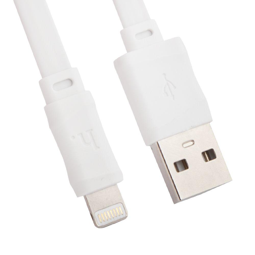 USB кабель Hoco X5 Bamboo Lightning Charging Cable, 1 метр, белый