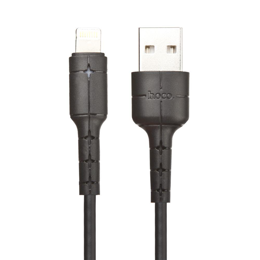 USB кабель Hoco X30 Star Charging Data Cable For Lightning, 1.2 м, черный