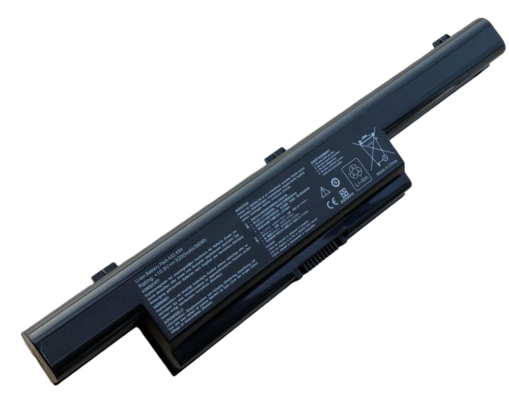 Аккумулятор (батарея) для ноутбука Asus K93, 10.8В, 5200мАч, Li-ion, черный (OEM) - фото 1 - id-p182120986