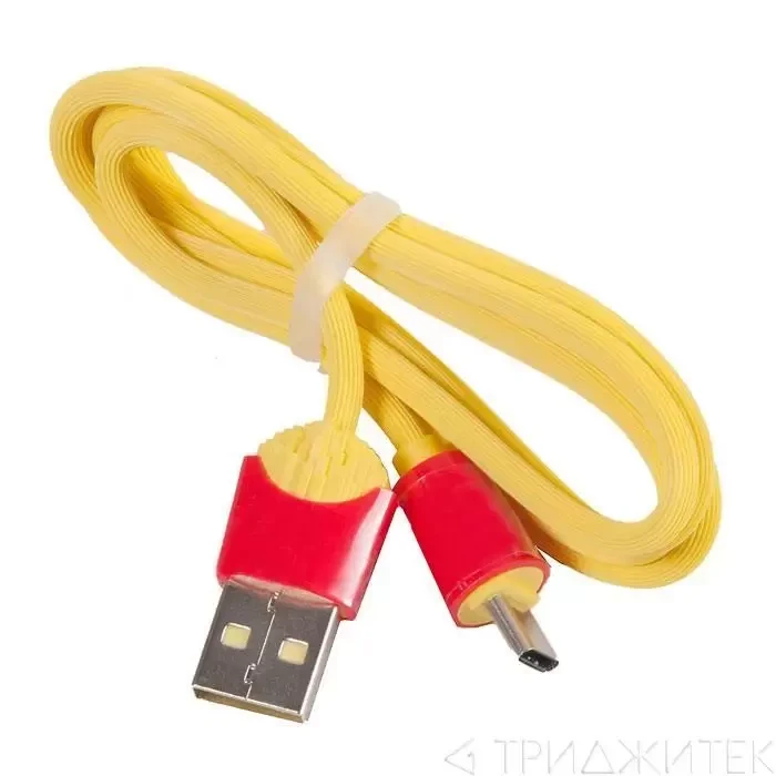 Кабель USB Remax Chips Type-C RC-114a, желтый