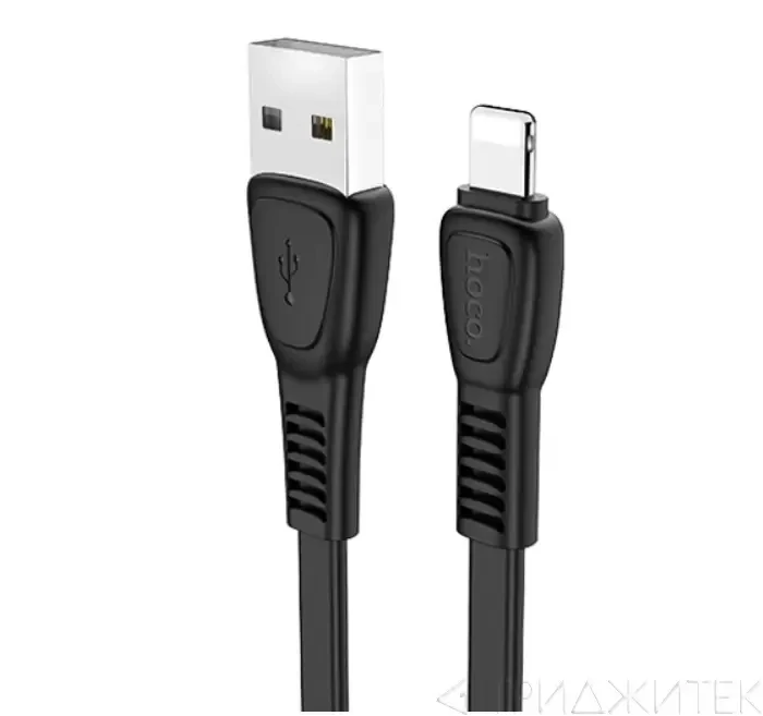 Кабель USB Hoco X40 Noah charging data Cable for Lightning, черный