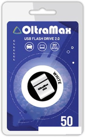 USB Flash Oltramax 50 64GB (белый)