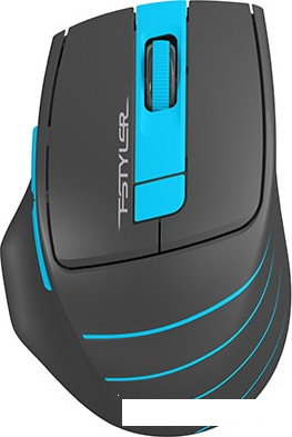 Мышь A4Tech Fstyler FG30S (черный/голубой)