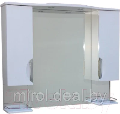 Шкаф с зеркалом для ванной СанитаМебель Камелия-14.45 Д3 - фото 1 - id-p188444761