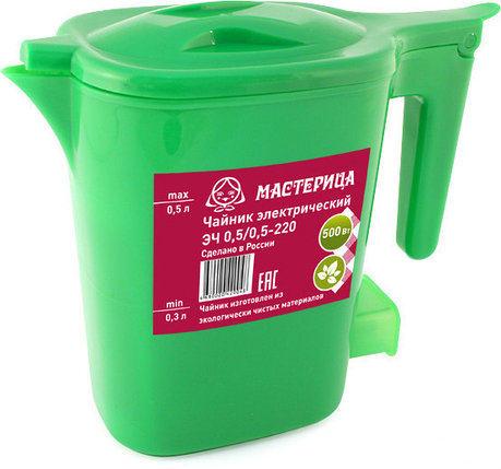 Чайник Мастерица ЭЧ 0.5/0.5-220 (зеленый), фото 2