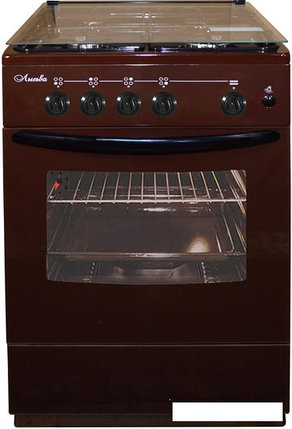 Кухонная плита Лысьва ГП 400 М2С-2у (стеклянная крышка, коричневый), фото 2