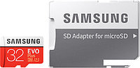 Карта памяти Samsung EVO Plus microSDHC 32GB + адаптер