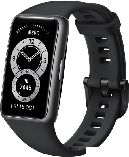 Умные часы Huawei Band 6 (графитовый черный) - фото 1 - id-p188448617