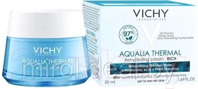 Крем для лица Vichy Aqualia Thermal насыщенный, динамичное увлажнение - фото 2 - id-p188453473