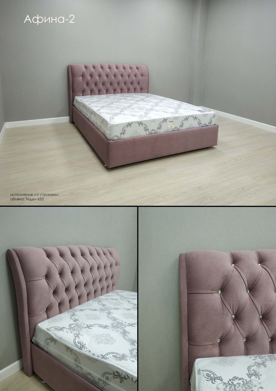 Кровать Афина 2 velvet lux 22 - фото 4 - id-p59682864