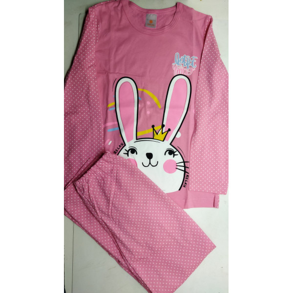Пижама для девочки Свiтанак фуфайка+брюки (розовый) р-р 98,104-56 - фото 1 - id-p188455570