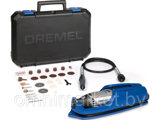 Гравер электрический DREMEL 3000-1/25 в кейсе + набор насадок (130 Вт, 10000 - 33000 об/мин, цанга 3.2 мм) - фото 1 - id-p188457789
