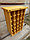 Стеллаж-консоль винный декоративный из массива сосны "Корсика" В800мм*Д450мм*Г400мм, фото 3