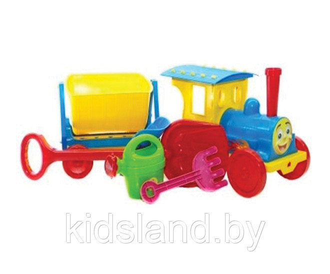 Игрушка Поезд с двумя прицепами ТМ Doloni,арт 013222/1 - фото 1 - id-p188465406