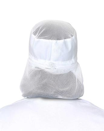Колпак с сеткой белый, фото 2