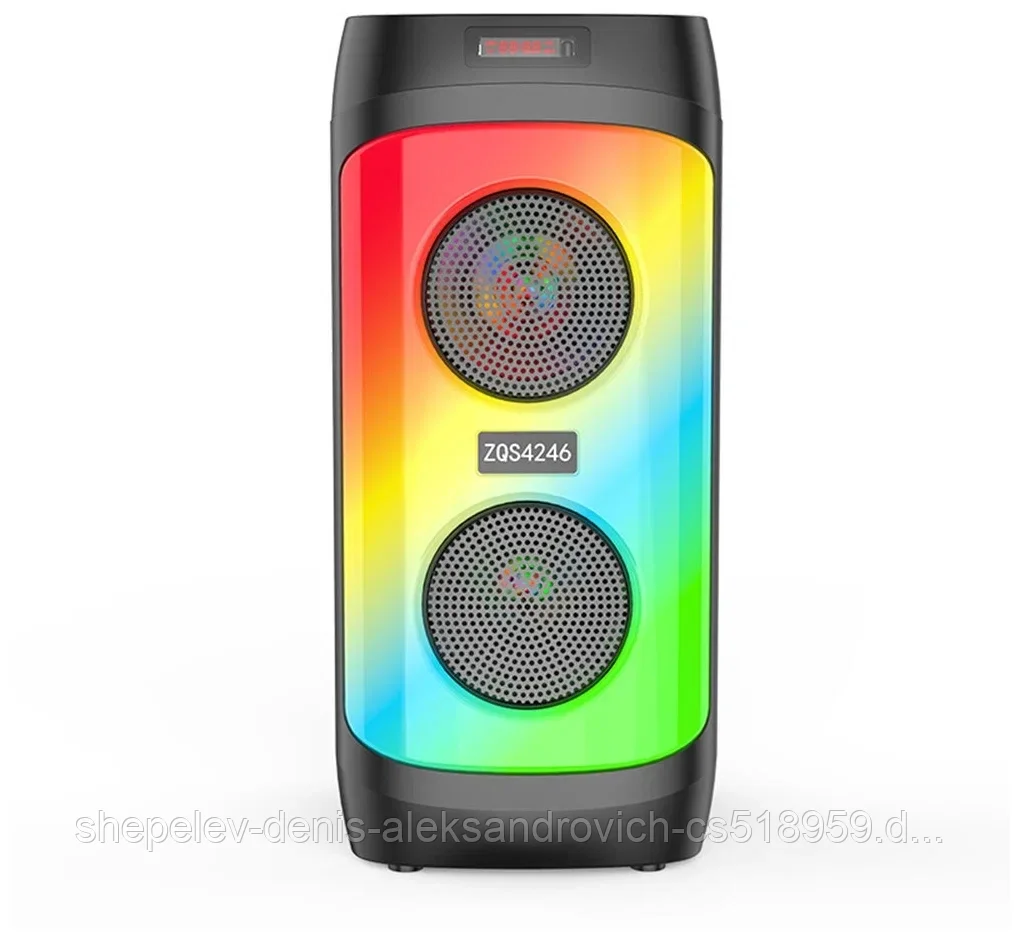 Портативная колонка BT Speaker ZQS-4246, с микрофоном, с пультом ДУ