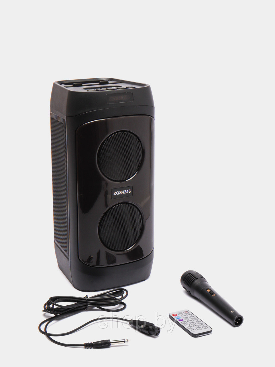 Портативная колонка BT Speaker ZQS-4246, с микрофоном, с пультом ДУ - фото 4 - id-p188476136