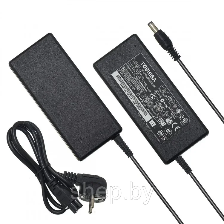 Блок питания LP607 (сетевой адаптер) для ноутбуков Toshiba 19V/4.74A (5.5*2.5 мм) - фото 2 - id-p188476702