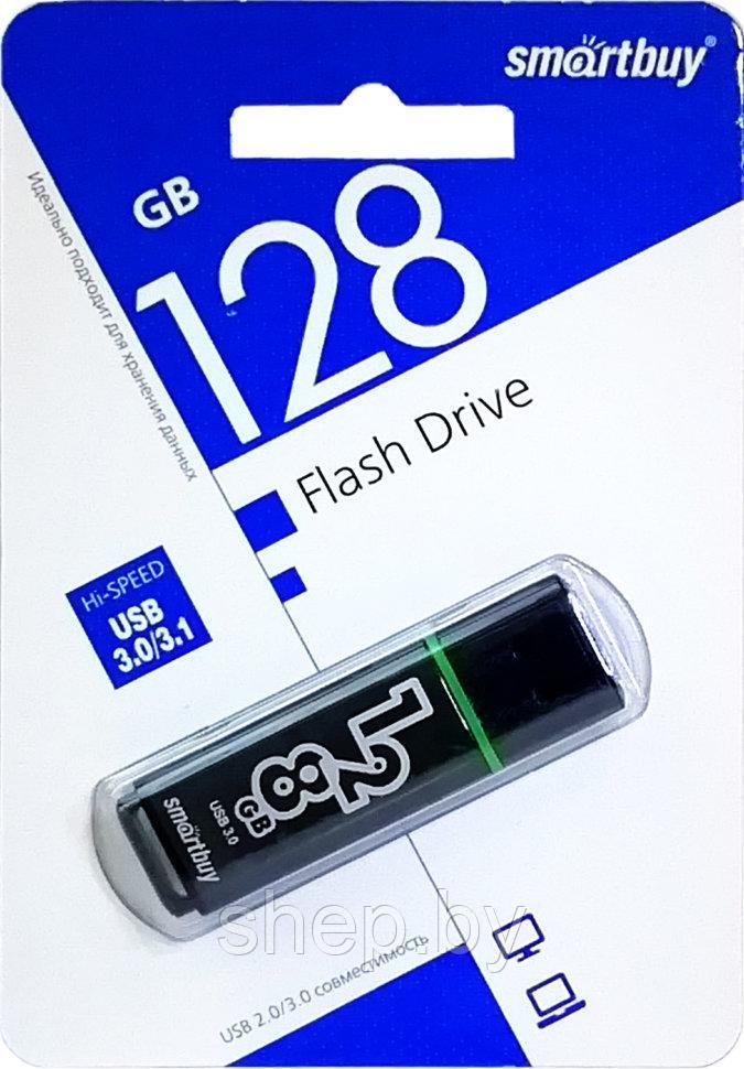 Флеш-накопитель USB 3.0/3.1 Gen1 Smartbuy 128GB Glossy Dark Grey - фото 3 - id-p188477521