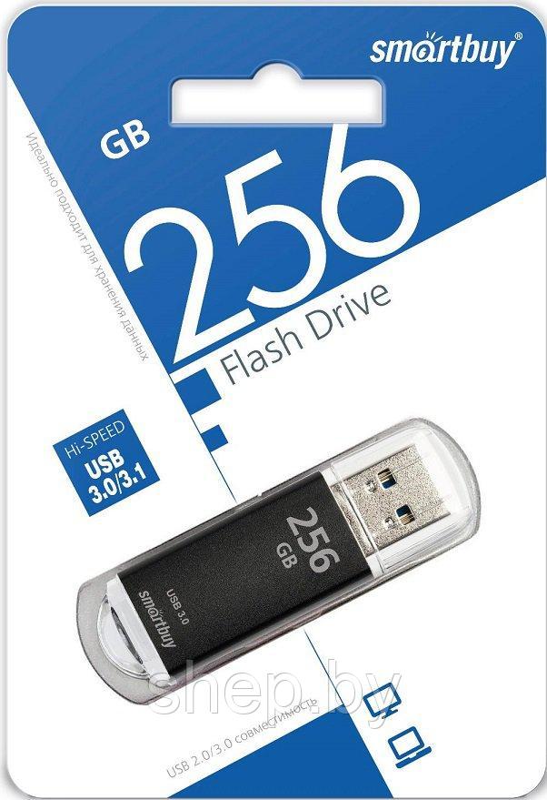 Флеш-накопитель USB 3.0 256 GB Smartbuy V-Cut Black (SB256GBVC-K3)