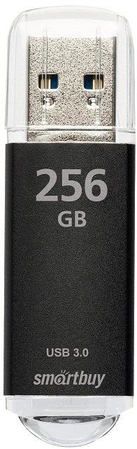 Флеш-накопитель USB 3.0 256 GB Smartbuy V-Cut Black (SB256GBVC-K3) - фото 2 - id-p188479835