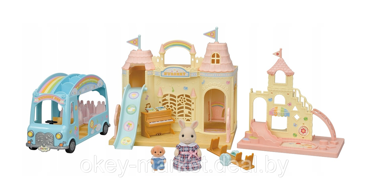 Игровой набор Sylvanian Families Детский сад и автобус 5670 - фото 2 - id-p188479972