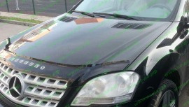 Дефлектор капота - мухобойка, Mercedes M-klasse W164 2005 2011, VIP TUNING - фото 1 - id-p143772611