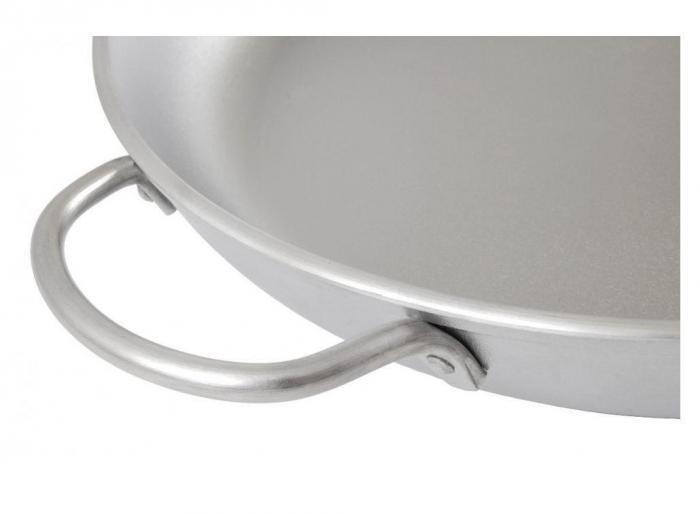 Сковорода алюминиевая литая большая 30 см сковородка с двумя ручками сотейник без покрытия для газовой плиты - фото 2 - id-p188219052