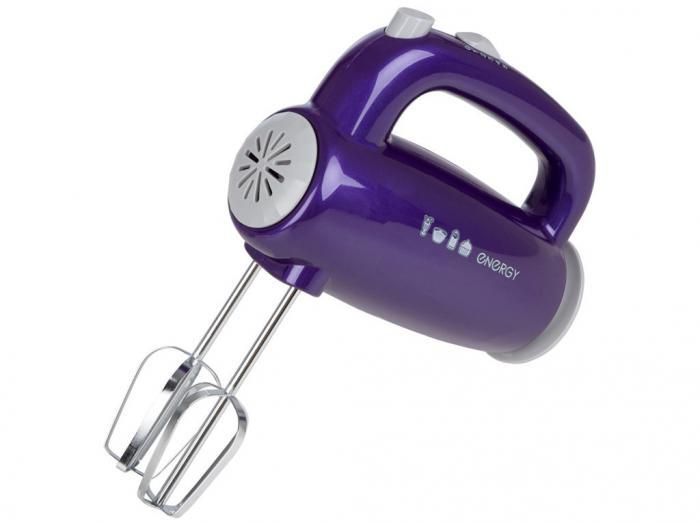 Миксер ручной электрический кухонный домашний погружной для дома кухни теста кондитера фиолетовый