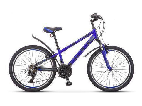 Велосипед подростковый для мальчика STELS Navigator-440 V 24 дюйма колеса и рама 12" синий скоростной горный - фото 1 - id-p188219189