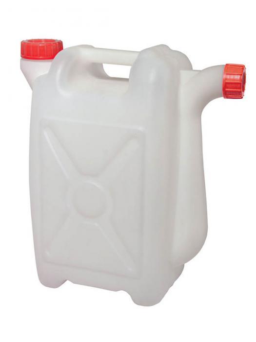 Канистра пищевая пластиковая для воды 15л со сливом Альтернатива М427 с носиком - фото 1 - id-p188234028